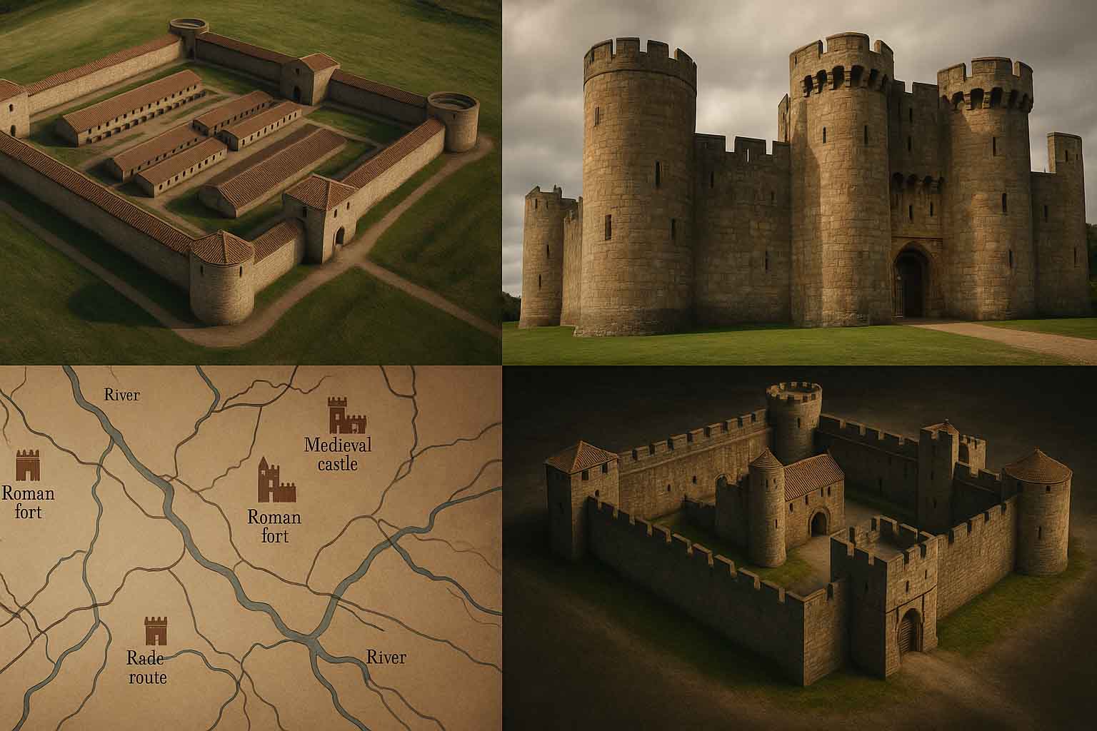 How Roman Forts Influenced Later Castles